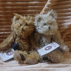 Boyds Bears #50009 - Head Bean Collection (x2) Friendship Bears